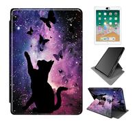 Dikoer for 6" Amazon Kindle Model: J9G29R 10th Generation Tablet Case with 2 * Camera Cover, 360 Degree Rotating Adjustable Stand Smart Case for Amazon Kindle 10th 2019, Purple Cat