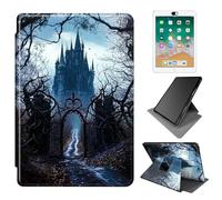 Dikoer for 7" Kindle Paperwhite 12th Gen 2024 & Kindle Colorsoft (1st Gen 2024/2025) Case, 360 Degree Rotating Adjustable Stand Smart Leather Tablet Cover for Women Men, Grey Castle