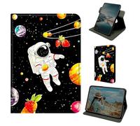 Dikoer for Amazon Kindle Fire 7 (12th Generation, 2022 Release) Case, 360 Degree Rotating Stand Smart Folio Protective Cover with Auto Sleep/Wake for Women Men, Planet Man