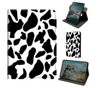 Dikoer for Amazon Kindle Fire HD 8 & 8 Plus 12th/10th Generation 2024/2022/2020 Release Case, 360 Degree Rotating Stand Smart Folio Protective Cover with Auto Sleep/Wake for Women Men, Cow Prints