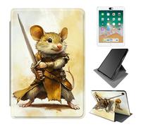 Dikoer for Amazon Kindle Fire Max 11 (13th Generation, 2023 Release) 11" Case, 360 Degree Rotating Adjustable Stand Smart Leather Tablet Cover for Women Men, Warrior Hamster