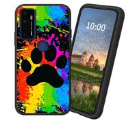 Dikoer for AT&T Radiant Core/Cricket Icon/Cricket Vision 2 TPU Soft Matte Candy Cover, Men Women's Cell Phone Accessories Bumper Shockproof Protection Anti-Fingerprint Matte Case - Dog Paw Print