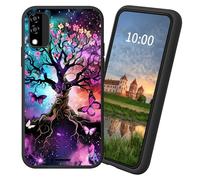 Dikoer for Blu C5 Max 2022 TPU Soft Matte Candy Cover, Men Women's Cell Phone Accessories Bumper Shockproof Protection Anti-Fingerprint Matte Case - Butterfly Tree