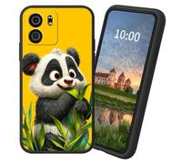 Dikoer for Blu View 5 B160V TPU Soft Matte Candy Cover, Men Women's Cell Phone Accessories Bumper Shockproof Protection Anti-Fingerprint Matte Case - Bamboo Panda