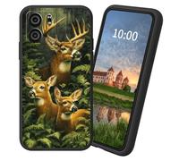 Dikoer for Blu View 5 B160V TPU Soft Matte Candy Cover, Men Women's Cell Phone Accessories Bumper Shockproof Protection Anti-Fingerprint Matte Case - Tropical Deer