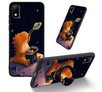 Dikoer for Cricket Debut/AT&T Calypso 2 TPU Cover, Little Dinosaur | Men Women's Cell Phone Accessories Bumper Shockproof Protection Anti-Fingerprint Matte Case with Adhesive Grip Stand