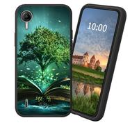 Dikoer for Cricket Debut S2/AT&T Calypso 4 TPU Soft Matte Candy Cover, Men Women's Cell Phone Accessories Bumper Shockproof Protection Anti-Fingerprint Matte Case - Green Tree