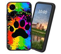 Dikoer for Cricket Magic 2 5G 2024 U655AC/AT&T Propel 2 5G TPU Soft Matte Candy Cover, Men Women's Cell Phone Accessories Bumper Shockproof Protection Anti-Fingerprint Matte Case - Dog Paw Print