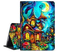 Dikoer for iPad 9.7 Inch Case iPad 6th/5th Generation 2018 2017/iPad Air 2/Air 1 Tablet Case, Slim Kickstand Stand Leather Smart Cover with Auto Wake/Sleep, Art Castle