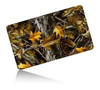 Dikoer for MTG Playmat 24 x 14 Inches, Card Play Mat Stitched Edges Commander Deck Non Slip Rubber Gameplay Desk Pad for DTCG CCG RPG TCG Trading Cards Inked Game with No Zones - Maple Leaf Trees