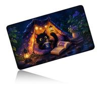 Dikoer for MTG/TCG Playmat 24" x 14" Commander Deck Gaming Mat, Tent Cat