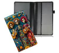 Dikoer Guitar Skull Car Registration and Insurance Holder w/Elastic Strap