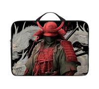 Dikoer Laptop Handle Bag for 15/14/13 Inch, Stylish Tote Notebook Sleeve Neoprene Cover for Computer Travel Office, Red-clothed Man Dragon