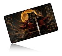 Dikoer Swordsman Cat for MTG/TCG Playmat 24" x 14" Commander Deck Mat