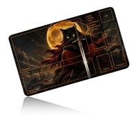 Dikoer Swordsman Cat for MTG/TCG Playmat 24" x 14" Commander Deck Mat