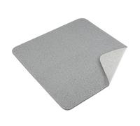 Dikots 60 x 60 cm Square shower mat non slip anti mould - Grey Loofah style PVC Non slip shower mat for inside shower - Washable and Quick Drying anti slip shower shower tray mat for Wet Surfaces