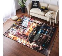 Dikouy Race Car Non Slip Rug, Cool Race Car Accent Rug Indoor Floor Mat for Kids Boys,Street Art Style Racing Theme for Living Room Bedroom Bedside Playroom (39.4" x 62.9"x 0.24", Car-8)