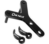 DikTalk Lower Control Arm Prying Tool Kit,1/2" Drive Suspension Removal Tool,Specialty Bushing Tool with 2 Pry Bar Wrench Adapter Head & Extension Poles,3PCS