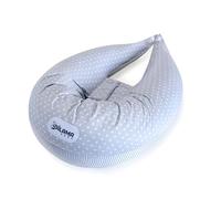Dilamababy Hybrid Memory Pregnancy Pillow for Maternity and Nursing - Ergonomic Side Sleeping Support - Lightweight & Space-Saving Body Pillow for Pregnant Women - Washable Cover - Made in Italy