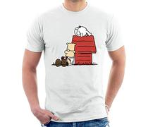 Dilbert and Dogbert Scott Adams Men's T-Shirt White