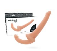 Dildo belt addictive toys without flesh color, Width 260 mm, Length 134 mm, Depth 65 mm, Department Couple, Color Nude