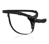 Dildo belt fetish with g-spot black 16cm, Poids 0.270 Kg