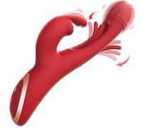 Dildo Flapping Sex Toys, 3 in 1 Anal Toys Thrusting Dildos New Hollow Structure Sextoys Viberator Rechargeable Clitoral Stimulator, Squirting Dildo Sex Machine Vibratior Sextoy Clitoriss Toys Suction