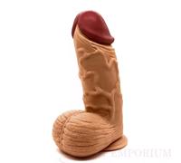 Dildo Sex Toy Suction Cup Realistic 5-6-7-8-9+ Inch Small/Big/Large/XL Real Feel for Women Men Couples Lifelike Dongs Adult (Brown, DS-164 | Extra Thick 10 Inch)