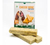Dilecti Cheese Bones with Dill - Long Lasting Dog Chew & Dental Sticks Dogs - Grain Free Dog Treats for Plaque Off - Himalayan Yak Chews for Dogs - (XLarge, set of 3)