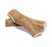 Dilecti Premium Natural Deer Antlers For Dogs - Rich in Proteins & Minerals - Durable, Long Lasting Dog Chew for Dental Care, Teething, and Boredom - Spilt XL (121-160g), pack of 2