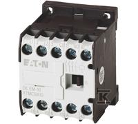 Eaton Power Contactor DILEM-10-G (010213) 24VDC - 3-pin + 1 contact, 4 kW/400V AC3 - New