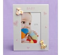 Diletto Gifts Baby Giraffe Photo Frame ~ 4''x6'' - Pink