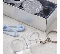 Diletto Gifts Crystal Clear Pacifier key chain