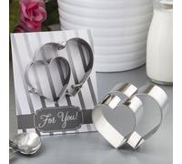 Diletto Gifts Double Heart Design Cookie Cutter