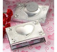 Diletto Gifts Elegant Reflections Collection Heart Design Compact Mirror