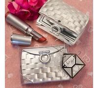 Diletto Gifts Elegant Reflections Collection Pocketbook Design Compact Mirror