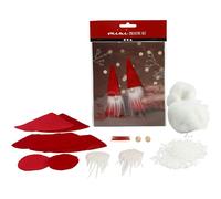 Diletto Gifts Felt Craft Set for 2 Christmas Santa Gnomes