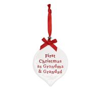 Diletto Gifts First Christmas as Grandma & Grandad/Grandpa Christmas Decoration - GRANDAD