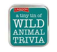 Diletto Gifts Fun In A Tiny Tin - Choice of 8 Games - Pocket / Travel / Party Games - Animal Trivia