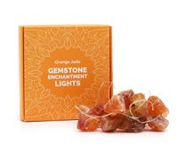 Diletto Gifts Gemstone Enchantment Lights - Orange Jade