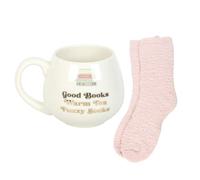 Diletto Gifts Good Books Mug and Socks Set