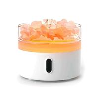 Diletto Gifts Himalayan Salt Aroma Diffuser / Night Light - Flame Effect (Salt Included)