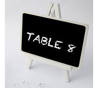 Diletto Gifts Large Table Blackboard & Easel - White