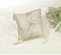 Diletto Gifts Lillian Rose Ivory Satin & Rhinestone Ring Pillow