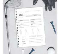 Diletto Gifts Personalised A5 Golf Log Book