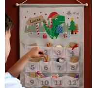 Diletto Gifts Personalised Dinosaur Advent Calendar