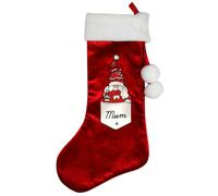 Diletto Gifts Personalised Gonk Family Red Christmas Stocking - Female / Male - Female