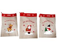 Diletto Gifts Personalised Large Christmas Santa Present Sack - Santa