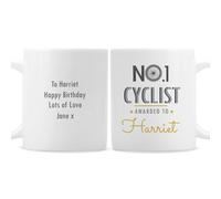 Diletto Gifts Personalised No.1 Cyclist Mug