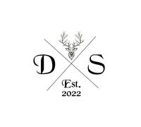 Diletto Gifts Personalised Round Cheese Board with 4 Piece Cheese Serving Set - Stag